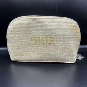 Dior Shimmering Gold Cosmetic Bag